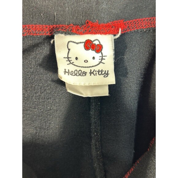 Hello Kitty Girl's Sweat Pants Black Joggers Rocks Sanrio Size Medium - Picture 6 of 7